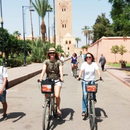 Citybiketour durch Marrakech